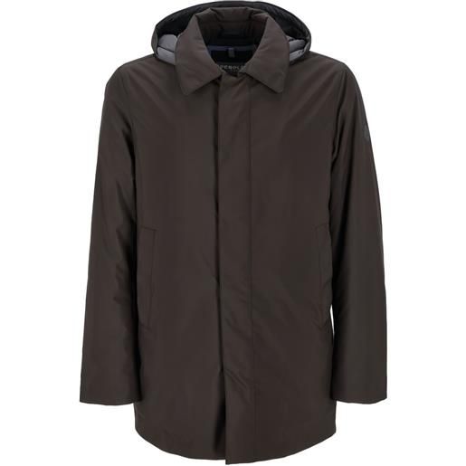 People Of Shibuya cappotto takuyia con cappuccio - marrone