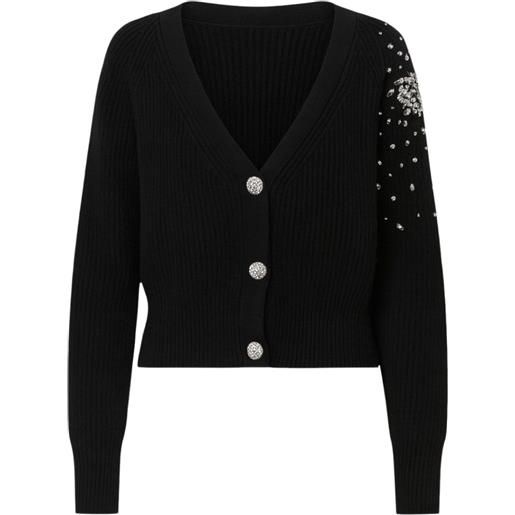 LIU JO cardigan con decorazione - nero