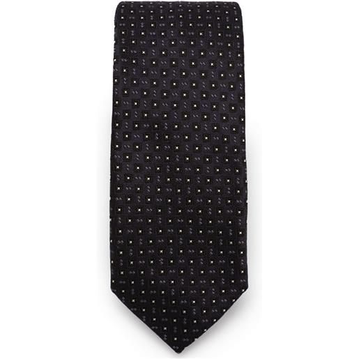 Dolce & Gabbana cravatta con effetto jacquard - blu