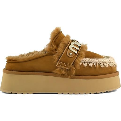 Mou clogs con logo 4mm - marrone