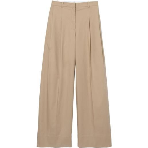 3.1 Phillip Lim pantaloni a palazzo con pieghe - toni neutri