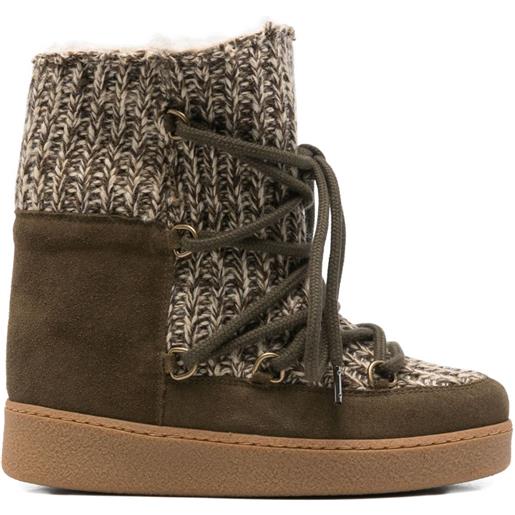 ISABEL MARANT stivali da neve nowla - marrone