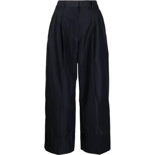 3.1 Phillip Lim pantaloni crop con pieghe - nero