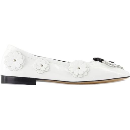 Cecilie Bahnsen ballerine con decorazione - bianco