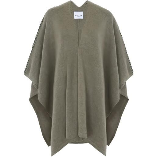 kujten mantella con scollo a v - grigio