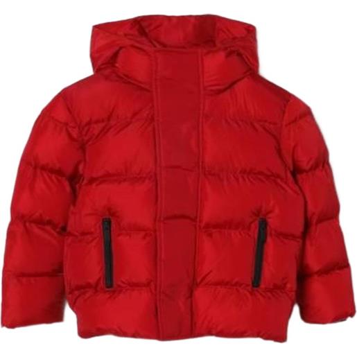 DSQUARED2 KIDS piumino con cappuccio - rosso