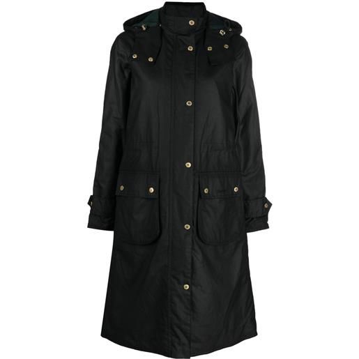 Barbour impermeabile midi - nero