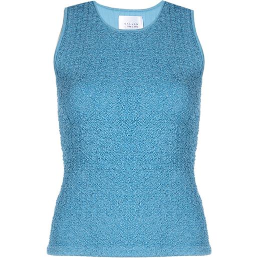 Galvan London top selene - blu