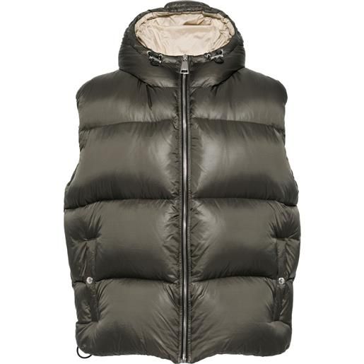 Khrisjoy gilet con cappuccio - verde