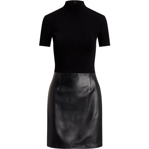 Ralph Lauren Collection abito corto a collo alto - nero