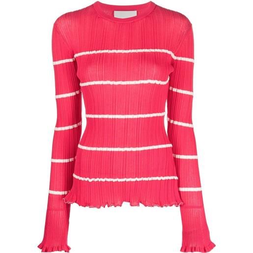 3.1 Phillip Lim top a righe - rosa
