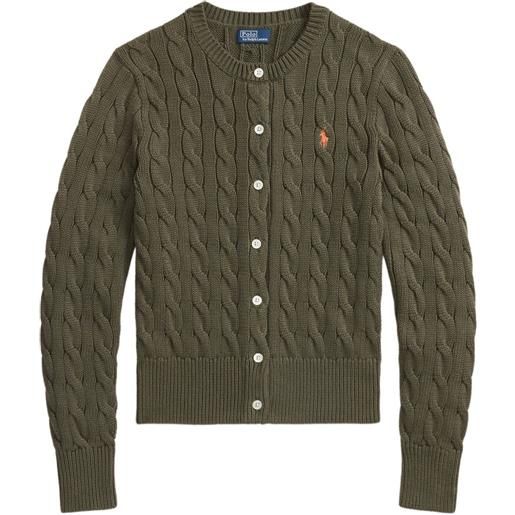 Polo Ralph Lauren cardigan in maglia a maniche lunghe - verde