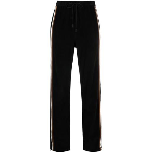 DSQUARED2 pantaloni sportivi a coste - nero