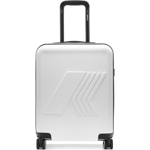 K-Way valigia eudoxie piccola - bianco