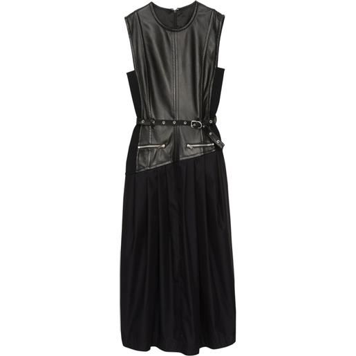 3.1 Phillip Lim abito midi plissettato - nero