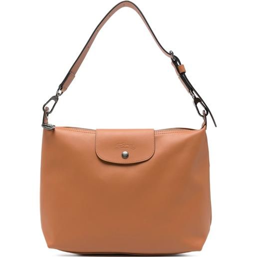 Longchamp borsa a spalla le pliage xtra con zip - marrone