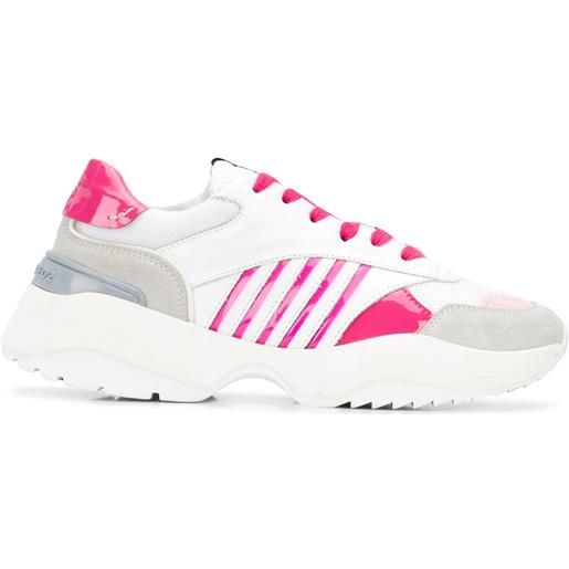 DSQUARED2 sneakers chunky - bianco