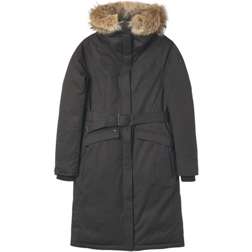 NOBIS parka con cintura - grigio