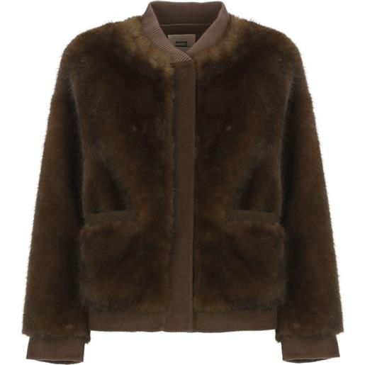 VALENTINI 1972 bomber con tasche - marrone