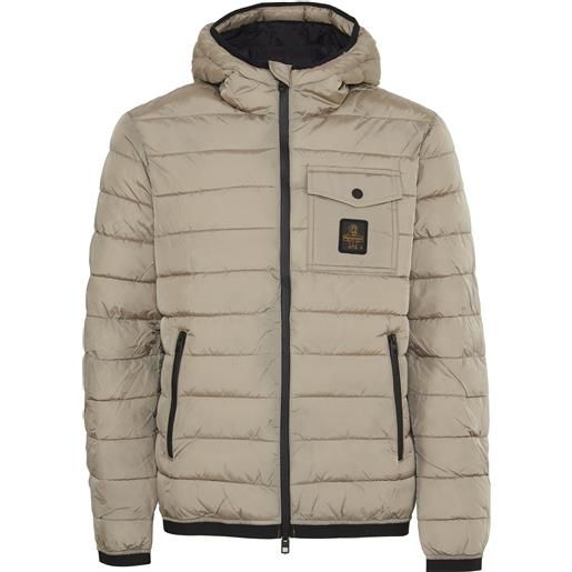 Refrigiwear piumino uomo modello josh plaza taupe