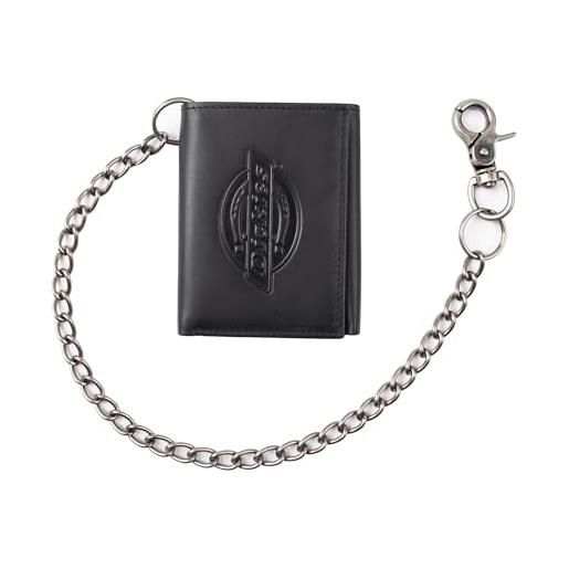 Dickies hb-31di1101n-blk portafogli in pelle, compatto, sottile, nero, taglia unica uomo