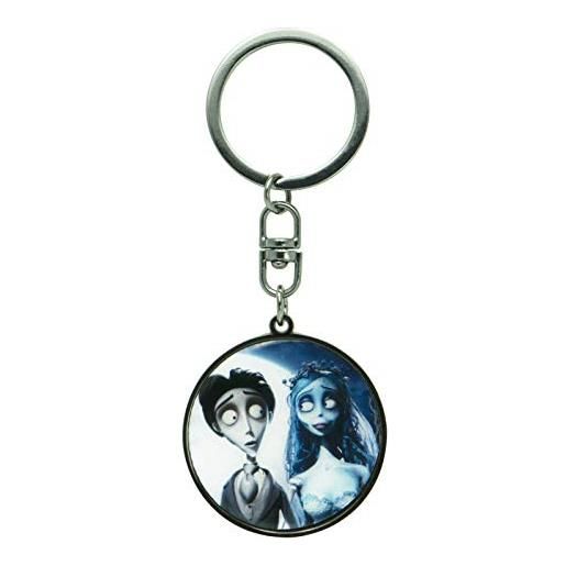 Abystyle - les noces funèbres - portachiavi - victor & emily, grigio, diametro circa 3,5 cm, grigio, diamètre environ 3.5 cm