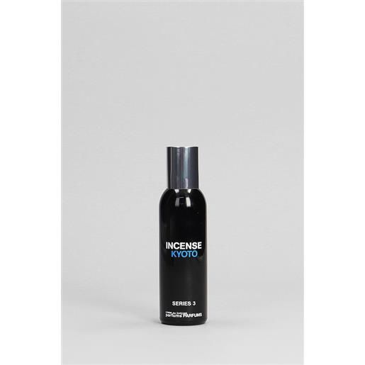 Comme des Garcons parfums profumo incense kyoto in vetro nero