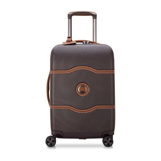 DELSEY PARIS delsey chatelet air 2.0, valigia rigida, 34,93 x 25,4 x 55,25 cm, marrone