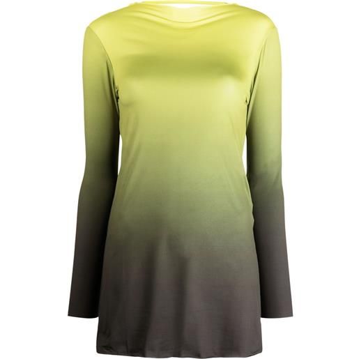 Gimaguas abito corto alba con effetto sfumato - verde