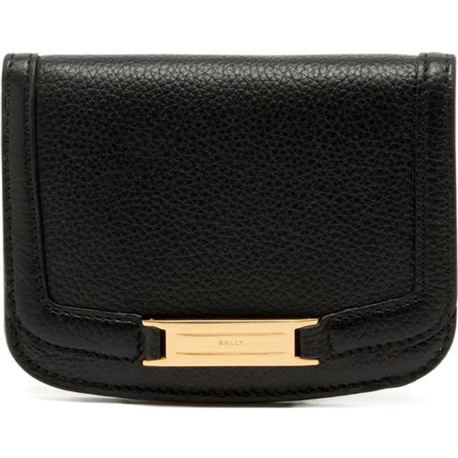 Bally portafoglio deco con applicazione - nero