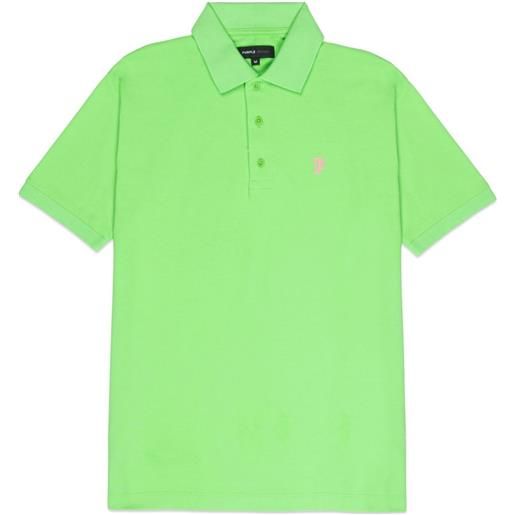 Purple Brand polo con stampa - verde