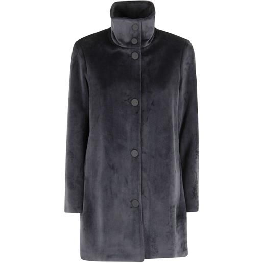 RRD cappotto con scollo a imbuto - grigio