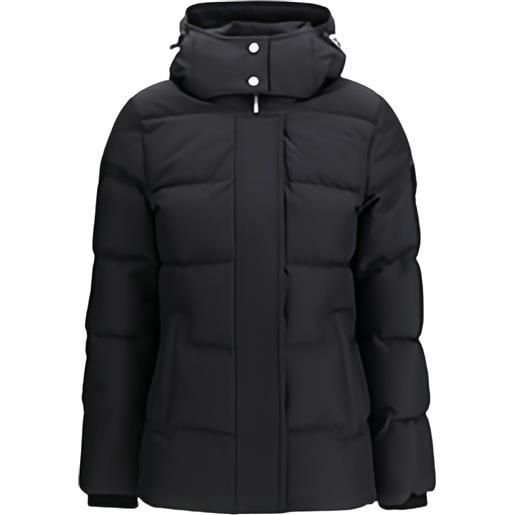 Moose Knuckles giacca con cappuccio e bottoni - nero