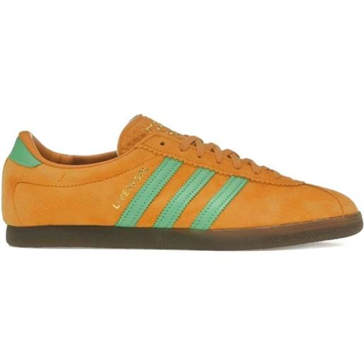adidas x liverpool sneakers city series in pelle scamosciata - arancione