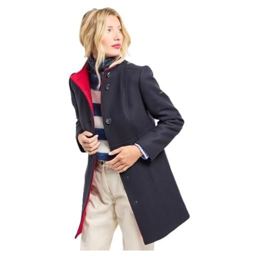 Armor-lux armor lux - cappotto manteau da donna, blu navy/rosso, m