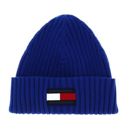 TOMMY HILFIGER capello big flag beanie cobalt blu