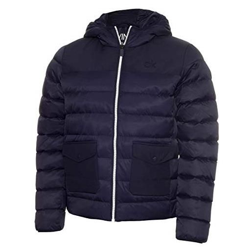 Calvin Klein giacca isolante cappuccio tasca uomo 2025 - marina - m