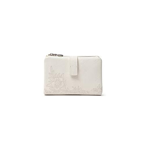Desigual small wallets, accessori da viaggio-money belt donna, bianco, u