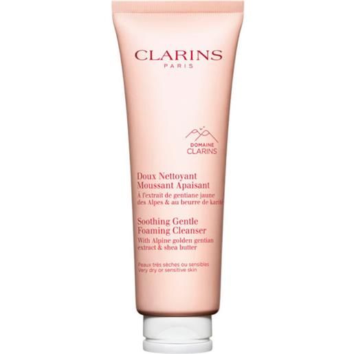 Clarins doux nettoyant moussant apaisant - pelle normale o sensibile - 125 ml