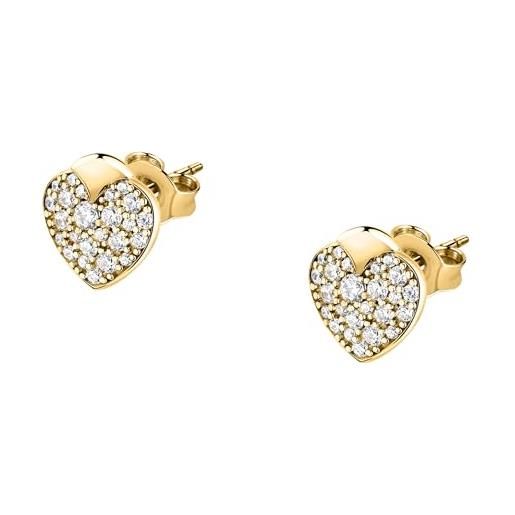 Morellato orecchini donna in acciaio, collezione istanti, cuore - savz16