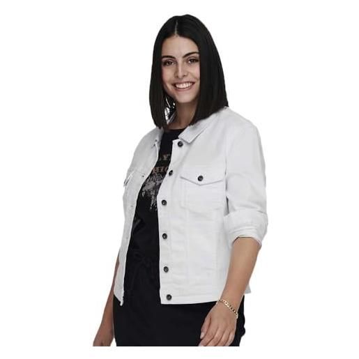 ONLY Carmakoma giacca da donna curvy denim, bianco, 50