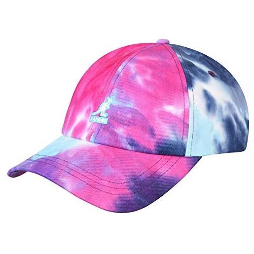 Kangol cappellino the dye berretto baseball curved brim cap taglia unica - a colori