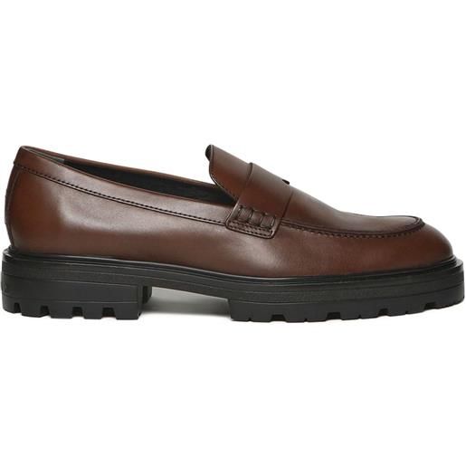 Hogan mocassini h673 - marrone