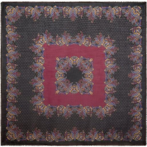 ETRO scialle a fiori - nero