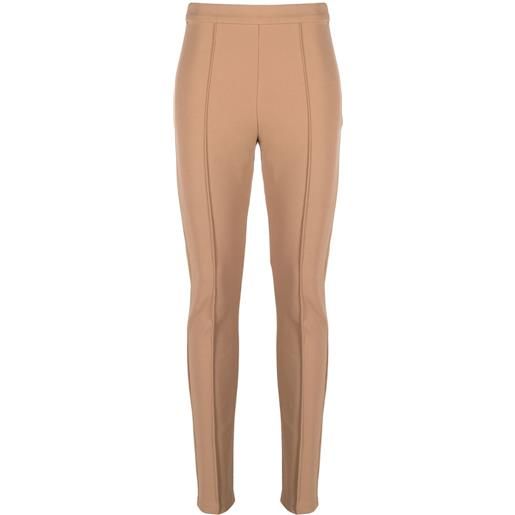 Max Mara leggings a vita alta - toni neutri