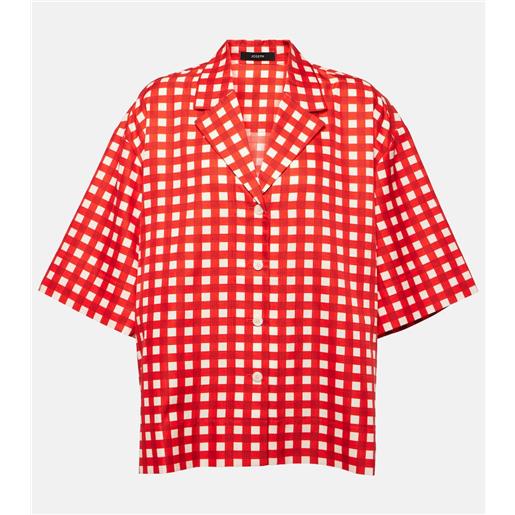 Joseph camicia leopold in seta e cotone