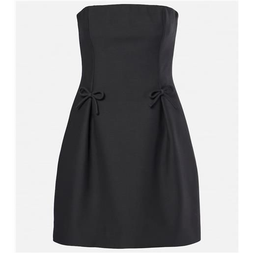 Valentino abito corto in crepe couture