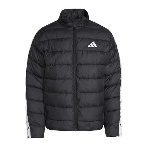 adidas homme essentials climawarm 3 stripes synthetic down jackets, black, xl