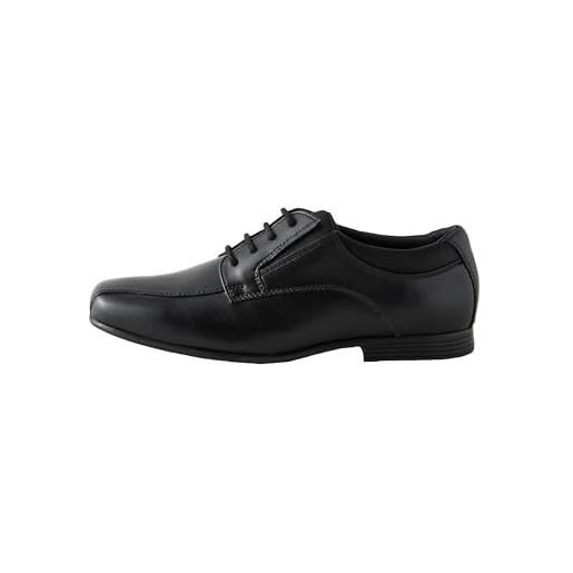 NEXT ragazzo scarpe per la scuola stringate in pelle nero