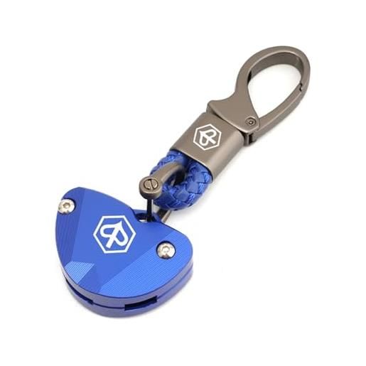 Seulomo copri chiave per decorazione moto chiavi in ​​allu per piaggio vespa enrico gts300 946 lx150 fly 125 150 ra1 3vte gts 200 lxv 250 portachiavi guscio chiave moto in alluminio con copertura completa(col